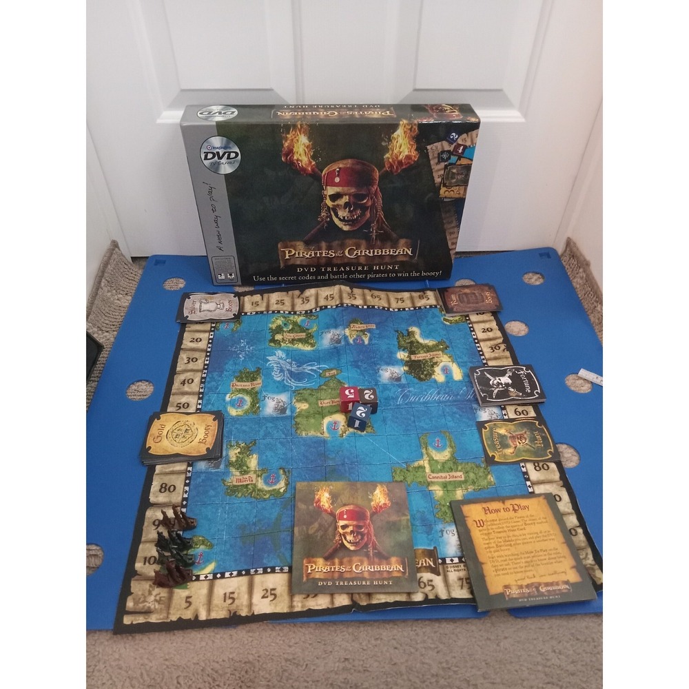 Pirates Of The Caribbean DVD Treasure Hunt Game‎ 2006 Imagination 100% Complete